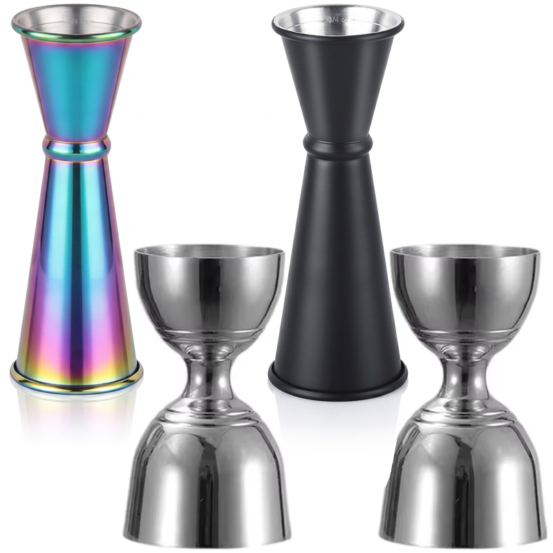 Spirit Measure Jigger - 30/60 ミリリットルカクテルバーステンレス鋼ジガーダブルスピリット計量カップホームバーパーティークラブアクセサリーバー用品ツール 180 ミリリットル