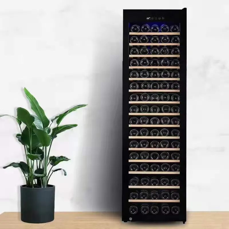 Beer Wine Zone - デュアルゾーン電気式ボトルクーラー ステンレス鋼コンプレッサー冷蔵庫 家庭用/ホテル用ワイン・ビール冷蔵庫