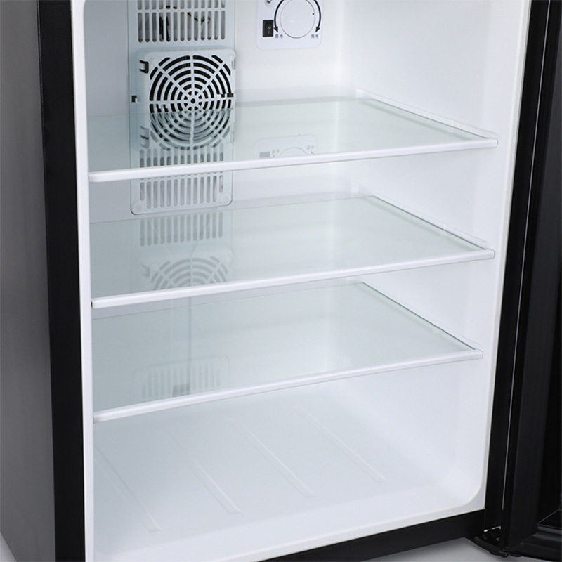 Wine Beer Fridge Small - ミニ冷蔵庫クーラー 40L 冷蔵庫ガラスドアビールソーダまたはワイン用 - 小型ドリンクディスペンサーマシン 0.3kWh/24H
