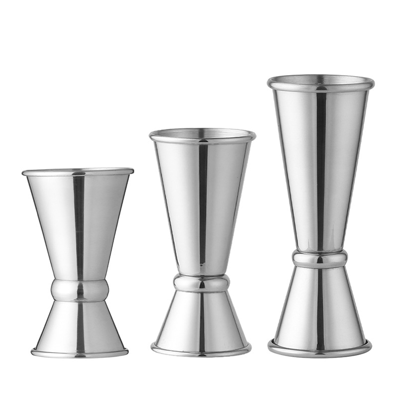 Spirit Measure Jigger - デュアルショットメジャーカップステンレス鋼メジャージガーカクテルマグ飲料スピリットバー用品キッチンガジェットバーカップツール