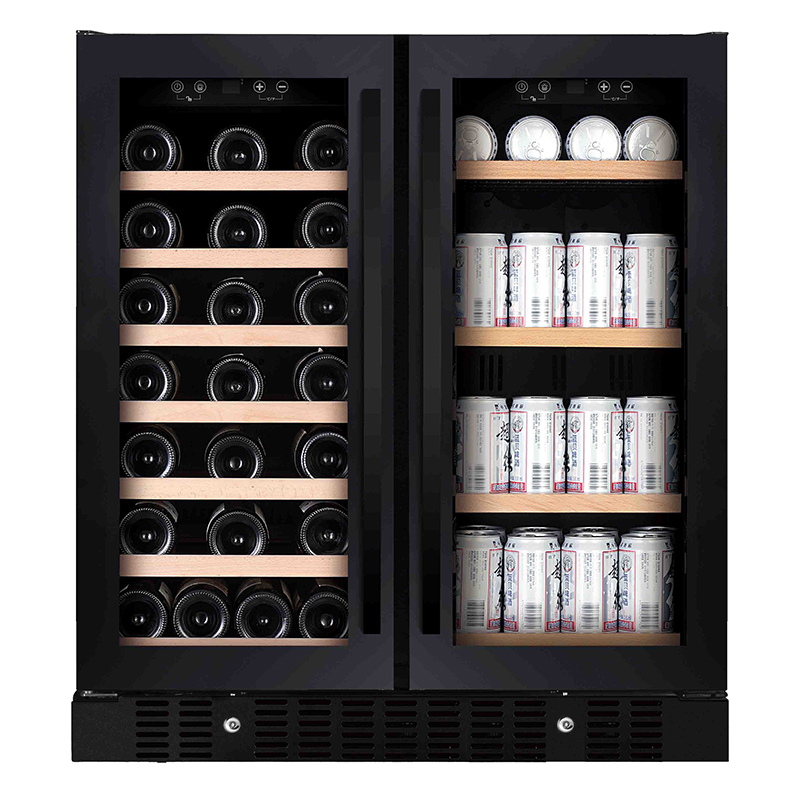 Beer Wine Zone - 176Lガラス扉ドリンク冷蔵庫、カウンター下ビール冷蔵庫、ワインクーラー、飲料冷蔵庫、家庭用スマートワイン冷蔵庫