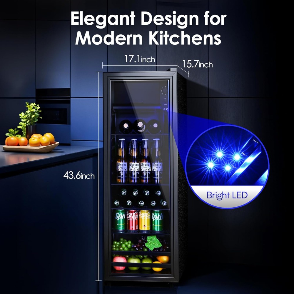 小型ドリンクディスペンサー、飲料用冷蔵庫クーラー 4.5立方 - Wine Beer Fridge Small のレビューと価格