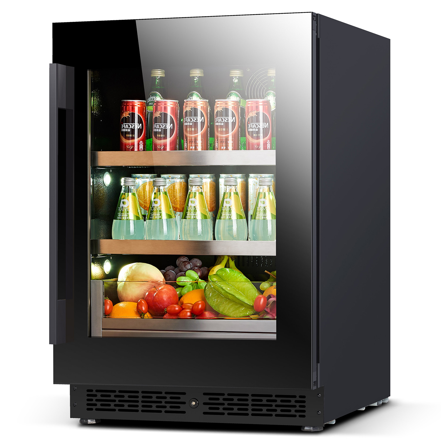 洗練されたデザインのビルトイン式アンダーカウンター冷蔵庫、ビ - Beer Wine Zone のレビューと価格