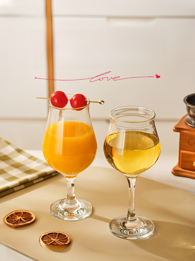 鉛フリーガラス製ワイングラス、ビールカップ、ジュース用ドリン - Wine Beer Foot のレビューと価格