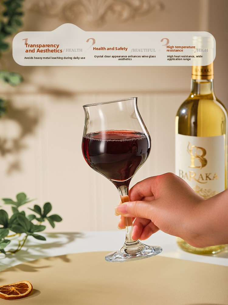 鉛フリーガラス製ワイングラス、ビールカップ、ジュース用ドリン - Wine Beer Foot のレビューと価格