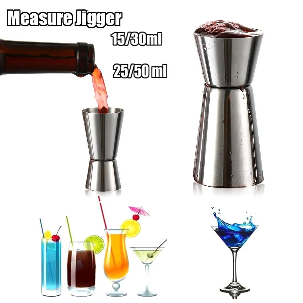 ステンレス鋼カクテルメジャーカップ日本 30/40/50/6 - Spirit Measure Jigger のレビューと価格