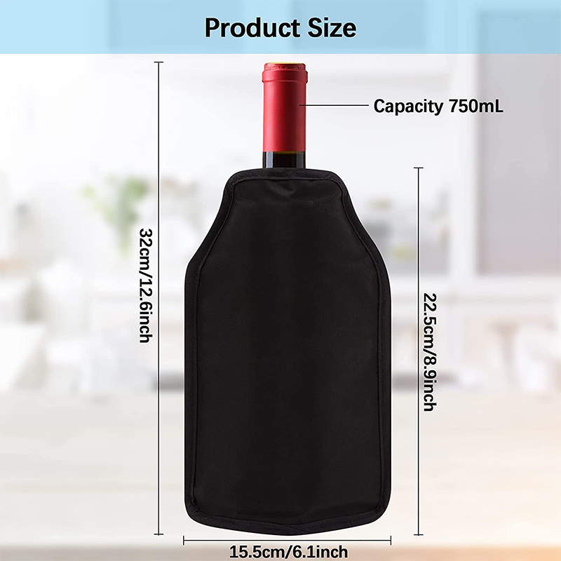 ワイン冷却ホルダーアイスバッグゼリーピクニック飲料ナイロンワ - Wine Chiller Sleeve のレビューと価格