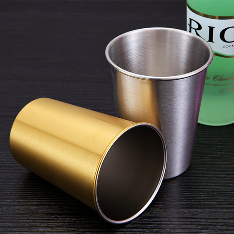 50個/ロット 304ステンレス製メタルカップ ウイスキー  - Wine Beer Coffee Drink のレビューと価格