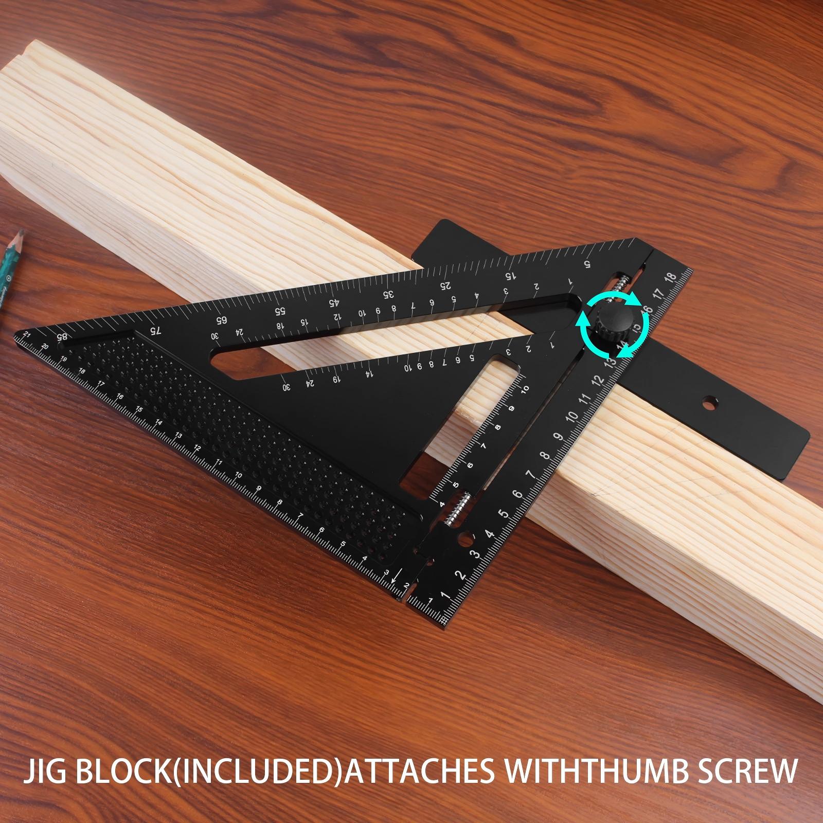 21CM カーペンタースクエア ジグブロック付き - 正確で - Spirit Measure Jigger のレビューと価格
