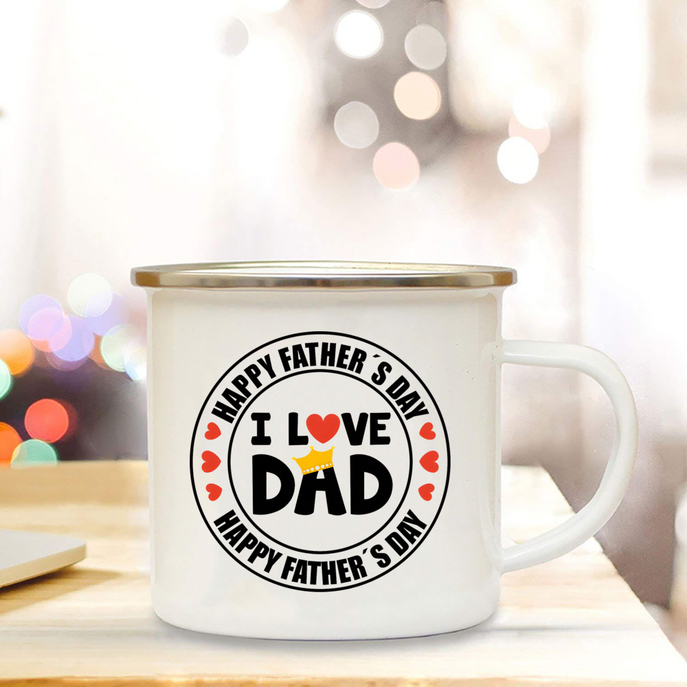 ヒーロープリントエナメルマグカップ、父の日マグ、コーヒーカッ - Wine Beer Coffee Drink のレビューと価格