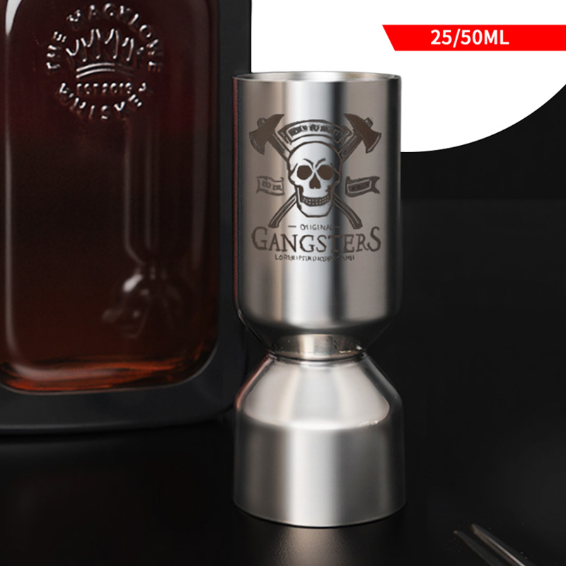 バーキッチン用計量カップ 304ステンレス鋼製カクテル計量カ - Spirit Measure Jigger のレビューと価格