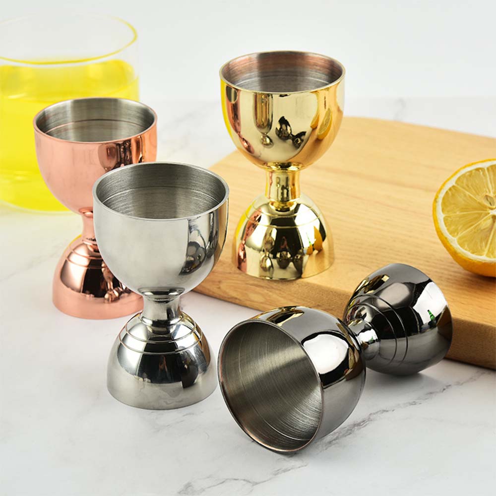 ステンレス鋼のカクテルシェーカー,30ml/60ml,シルバ - Spirit Measure Jigger のレビューと価格