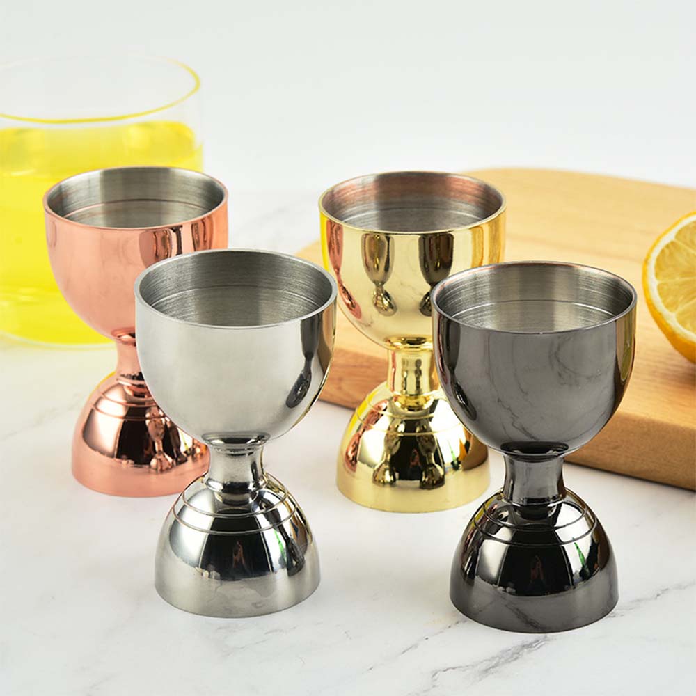 ステンレス鋼のカクテルシェーカー,30ml/60ml,シルバ - Spirit Measure Jigger のレビューと価格