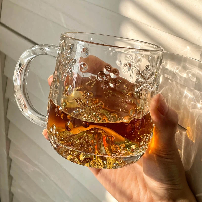 かわいいクリスマスマグギフトガラスカップコーヒー紅茶ワインミ - Wine Beer Coffee Drink のレビューと価格