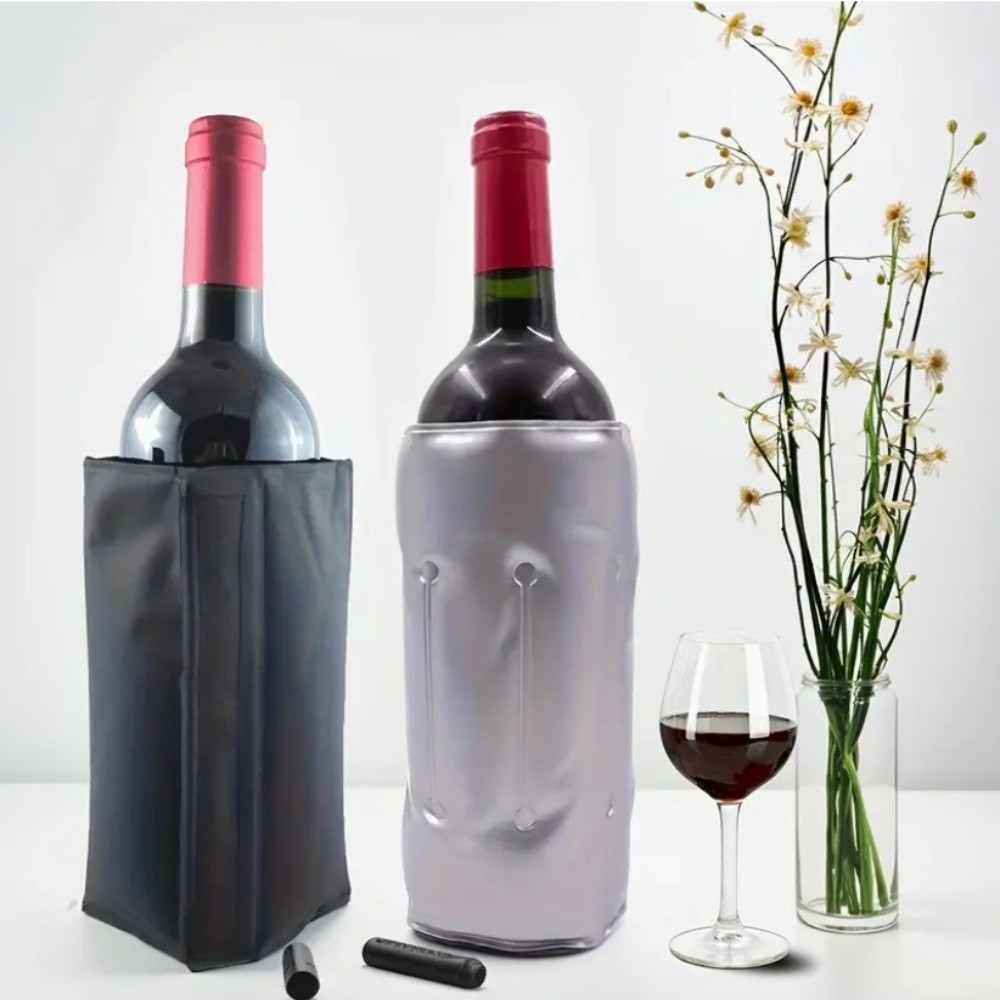 33cm x 18cm ワインクーラーバッグ 冷却ジェル シ - Wine Chiller Sleeve のレビューと価格