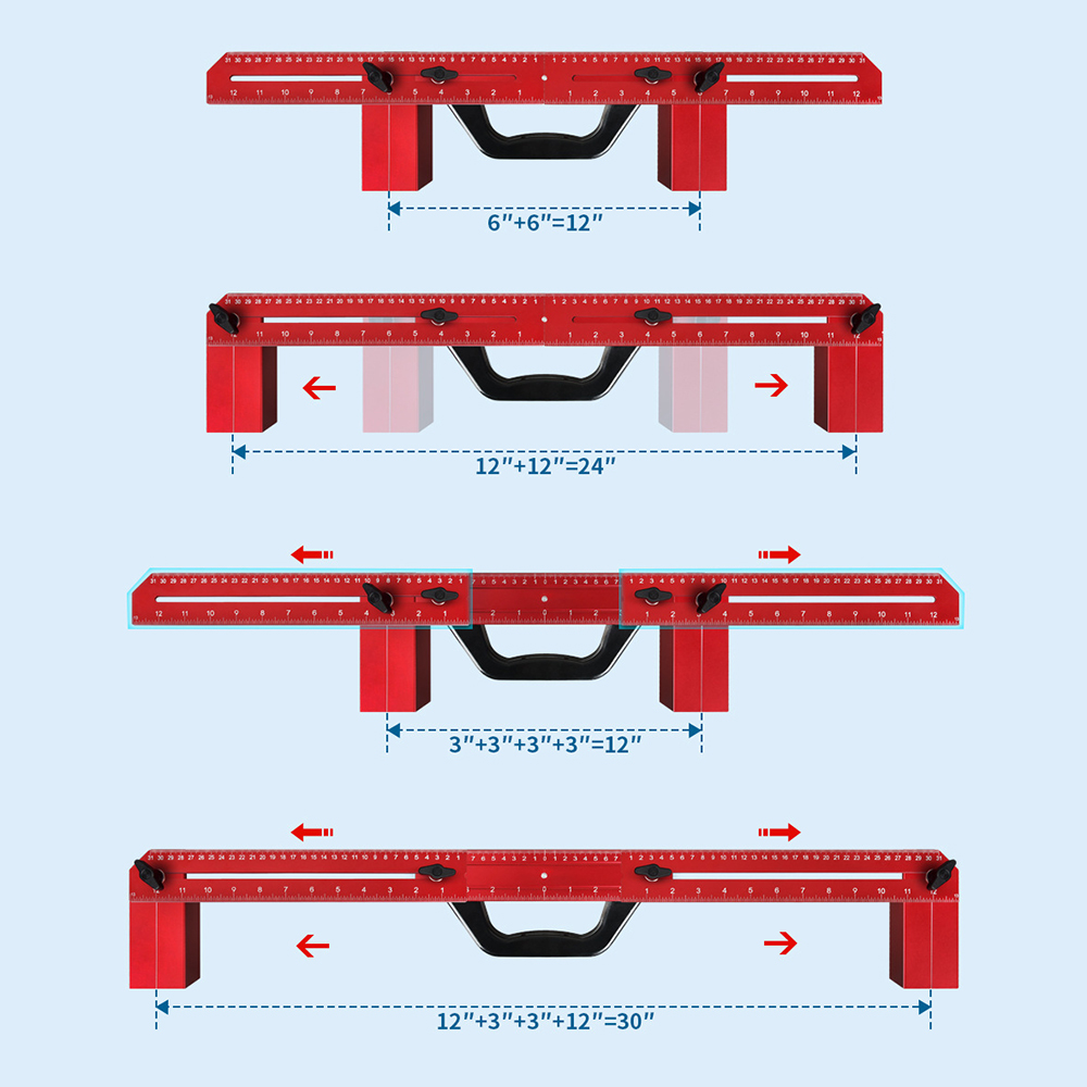 1セットのフレーミングツール、調整可能なフレーミングスタッド - Spirit Measure Jigger のレビューと価格