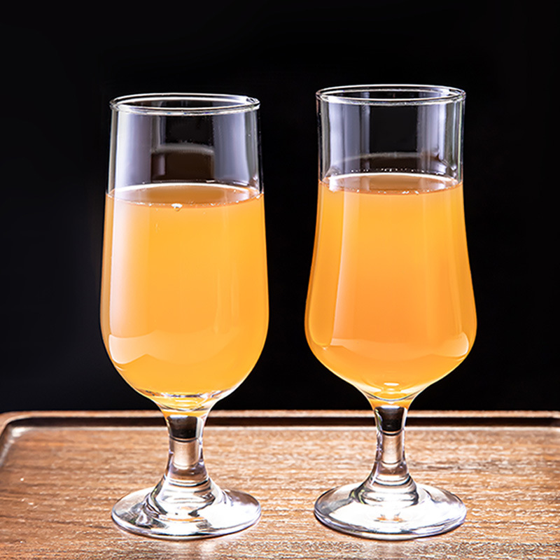 厚みのあるハイフットジュースグラスカップ ワイン、ビール、牛 - Wine Beer Foot のレビューと価格